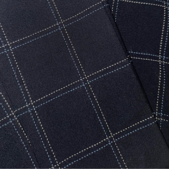 LOFT window pane black straight leg Trousers - Picture 6 of 9